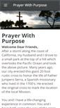 Mobile Screenshot of prayerwithpurpose.org