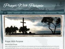 Tablet Screenshot of prayerwithpurpose.org